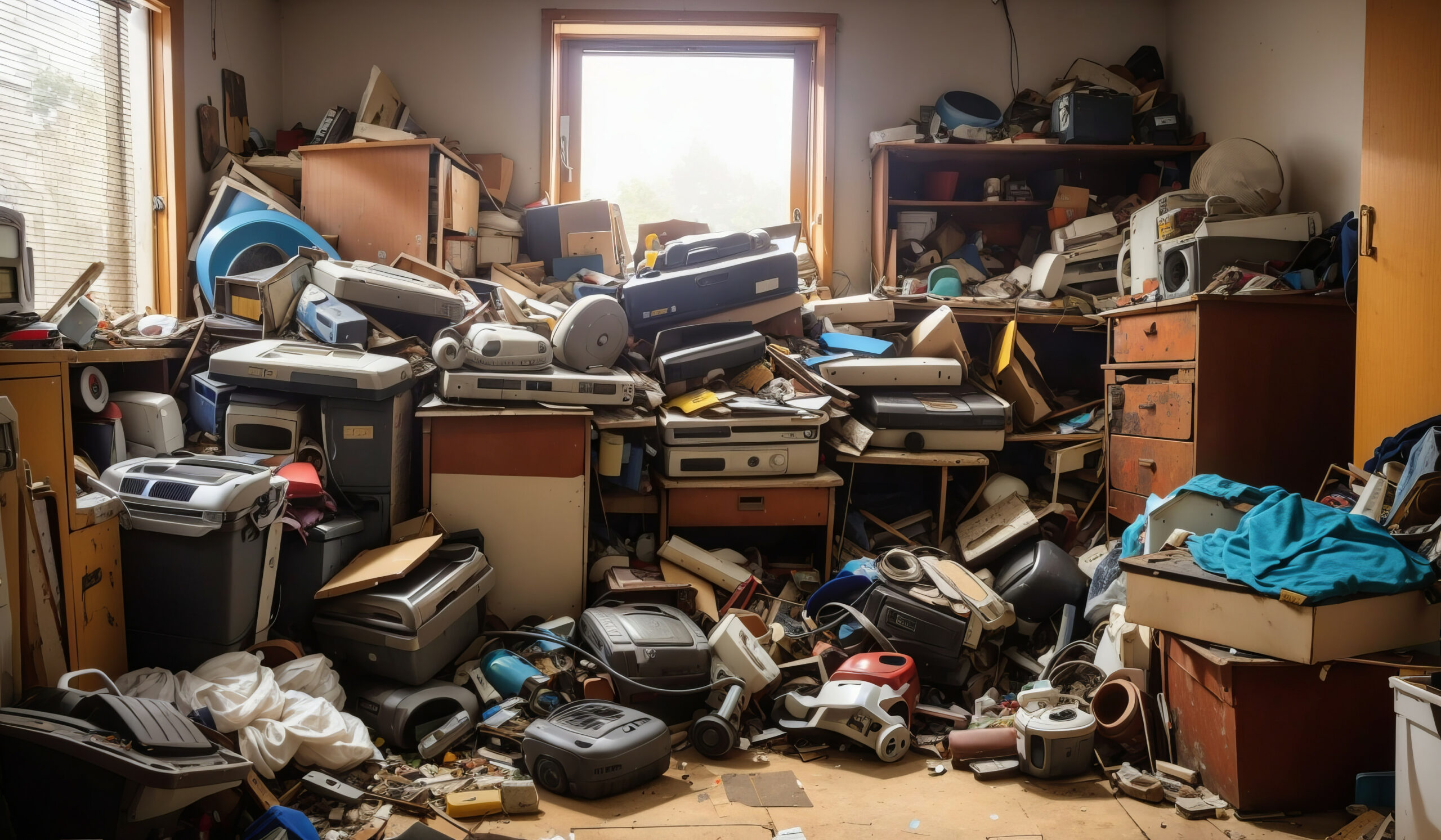 hoarder room